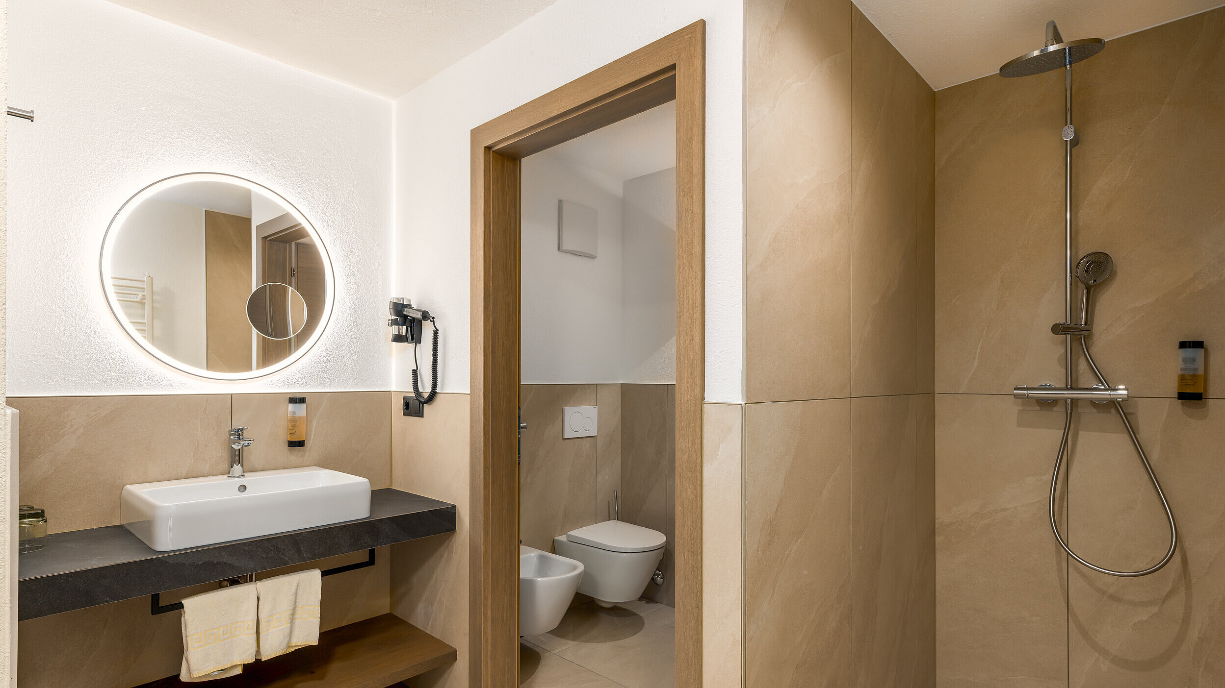 Hotel Montara: Neue Bäder im Einklang mit dem Zimmerdesign.