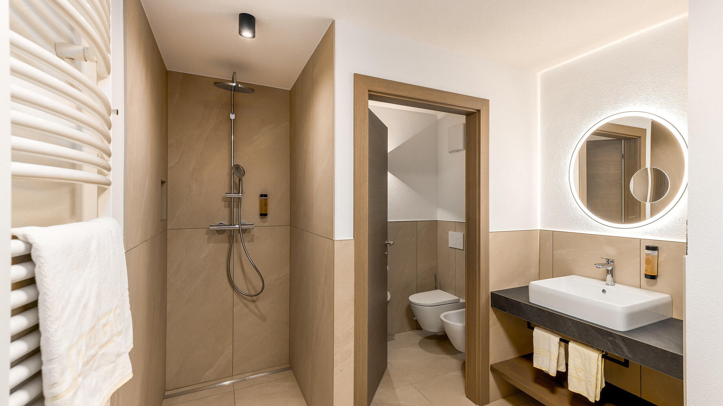 Hotel Montara: Neue Bäder im Einklang mit dem Zimmerdesign.