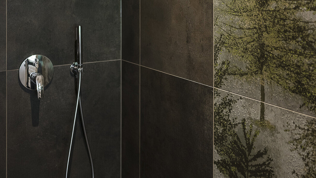 Moderne Badezimmer im Ramilia – Naturns.