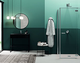 Die Dusche, der praktische Luxus