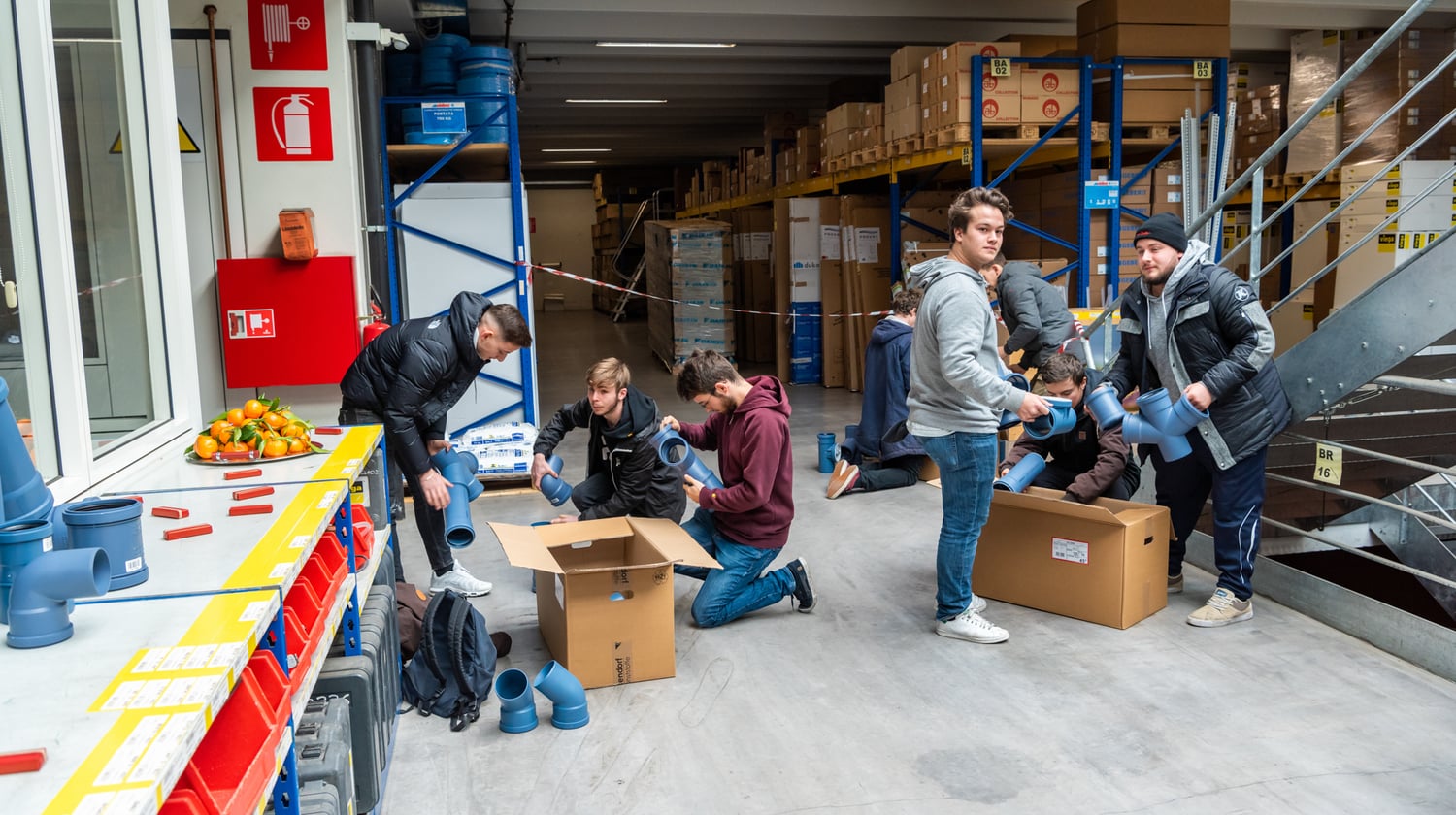 Gli apprendisti dell’amministrazione logistica da Innerhofer