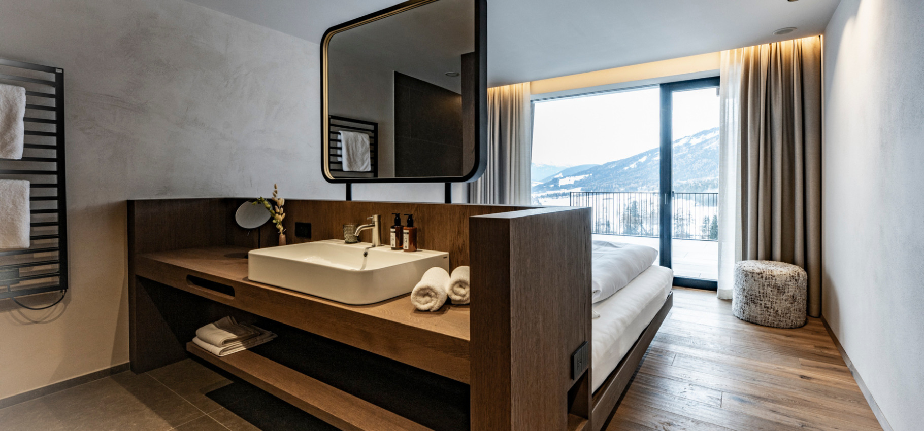 Bäder im Chalet K Lodge View: <p>Perfektion bis ins Detail.