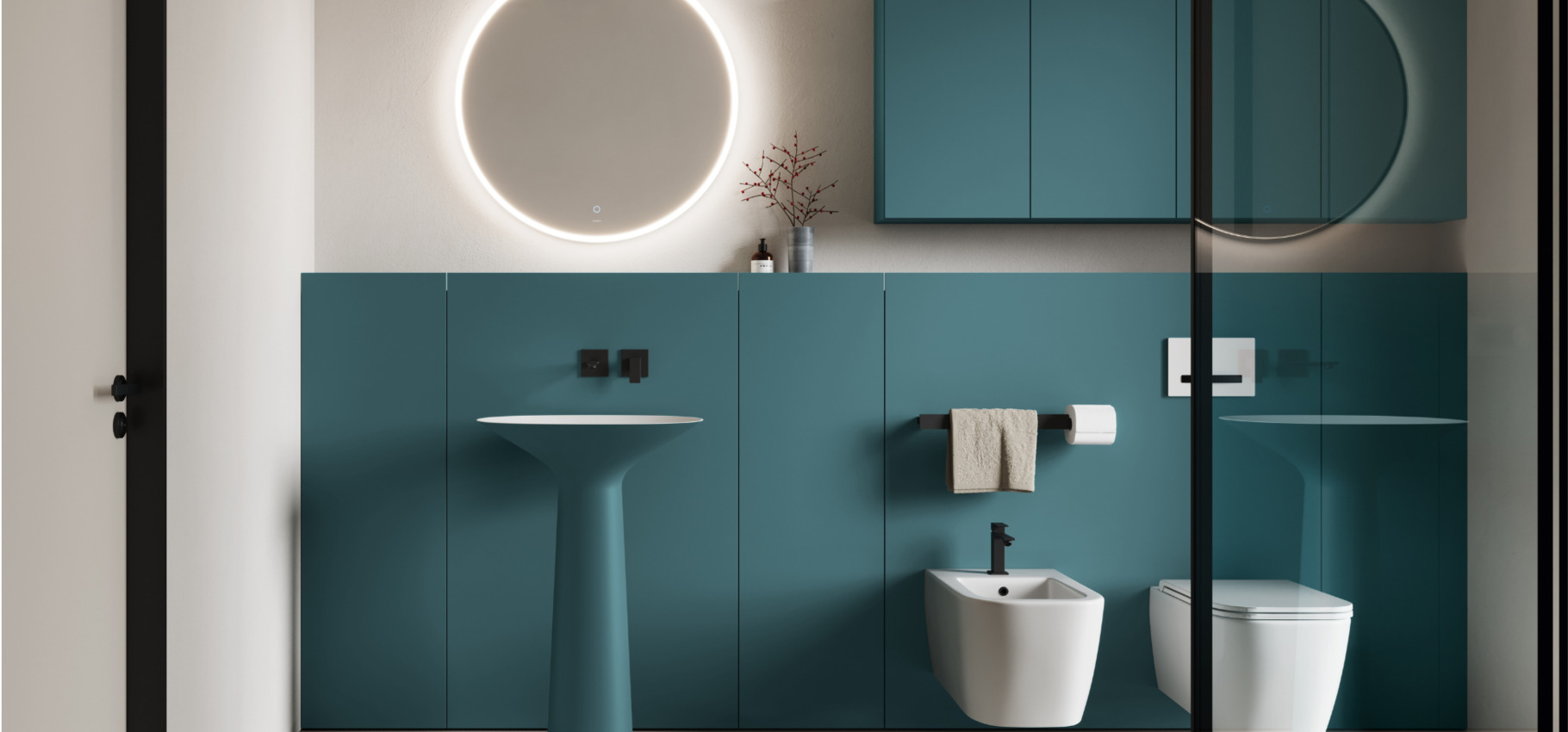 Soluzioni intelligenti: <p>come organizzare al meglio lo spazio in bagno.