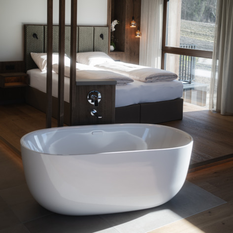 Perntal Retreat: <p>Comfort in bagno con gran stile.