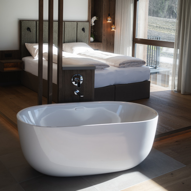 Perntal Retreat: <p>Comfort in bagno con gran stile.